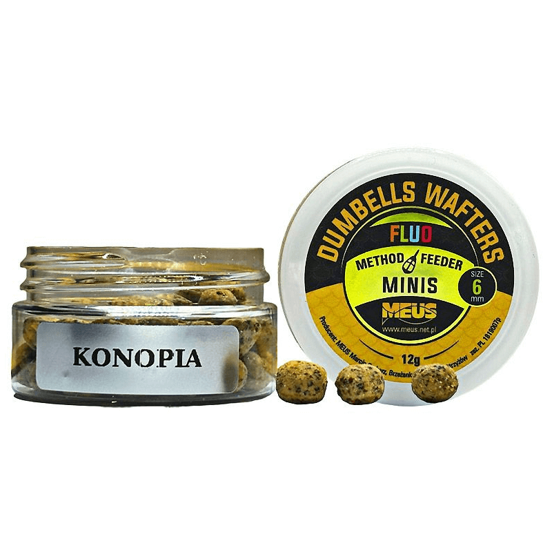 Przynęta Meus Dumbells Fluo Wafters 6mm - Konopia Minis