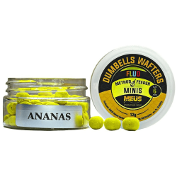 Návnada Meus Dumbells Fluo Wafters 6mm Ananas Minis