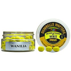 Meus Dumbells Fluo Wafters 6mm Köder - Vanille Minis