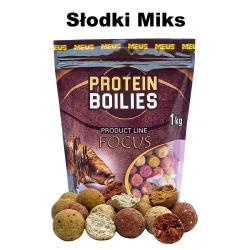 Zákrmové pelety Meus Focus 18mm - Sweet Mix 1 kg