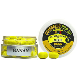 Meus Dumbells Fluo Pop Up Köder 8mm - Banan Minis