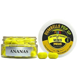 Meus Dumbells Fluo Pop Up Köder 8mm - Ananas Minis