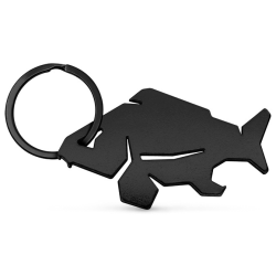 Keychain with bottle opener for angler Delphin Carpener Black