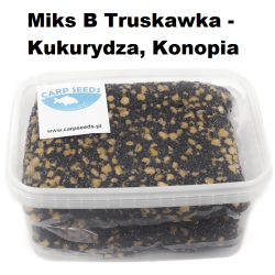 Návnadová směs Carp Seeds Miks B Jahoda - Konopí/Kukuřice 8kg