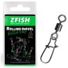 Krętlik z Agrafką ZFish Rolling Swivel with Fastlock Snap 16