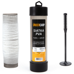 Pva Netz Karpfen Tunnel+Stopfer 50mm 7m