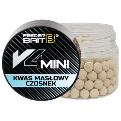 Köder Feeder Bait V4 Mini 4mm - Butter Säure / Knoblauch