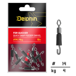 Quick-change rig connector Delphin FDR size 14 - 10pc