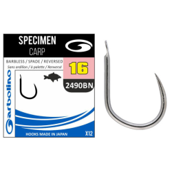 Haczyki Garbolino 2490BN Specimen Carp nr 14 - Bezzadziorowe