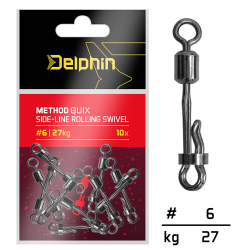 Delphin Method Quicx Rig Swivel size 6 - 10pcs