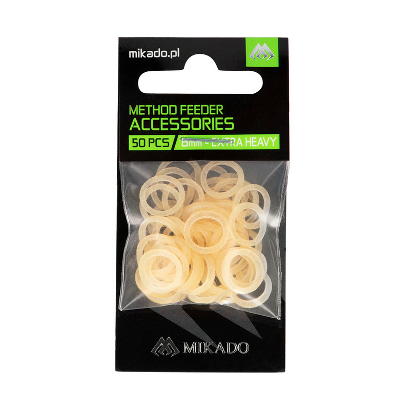 Mikado Natural Latex Bait Bands 5mm pack.50pcs