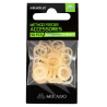 Mikado Natural Latex Bait Bands 5mm pack.50pcs