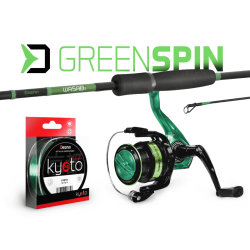 Zestaw spinningowy Delphin Green Spin 180cm do 30g