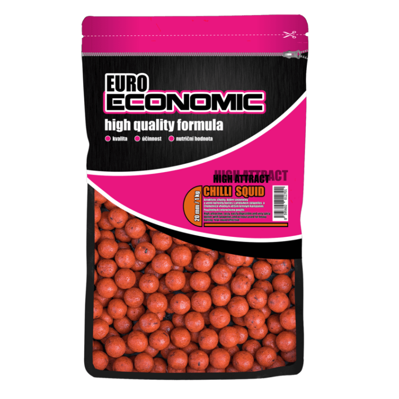 Lk Baits Economic Kuličky - Chilli Squid 18mm 1kg