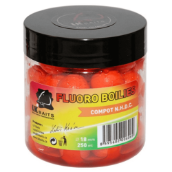 Kulki haczykowe LK Baits w dipie - Fluo Compot NHDC 18mm