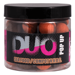 Kulki pływający LK Baits DUO Pop up - Sea Food / Compot NHDC 18mm
