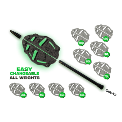 ZFish Spider Medium 30g+40g / 2pcs+mould