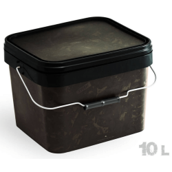 ZFish Z-Core Camo Quadratisches Angel Eimer 10L