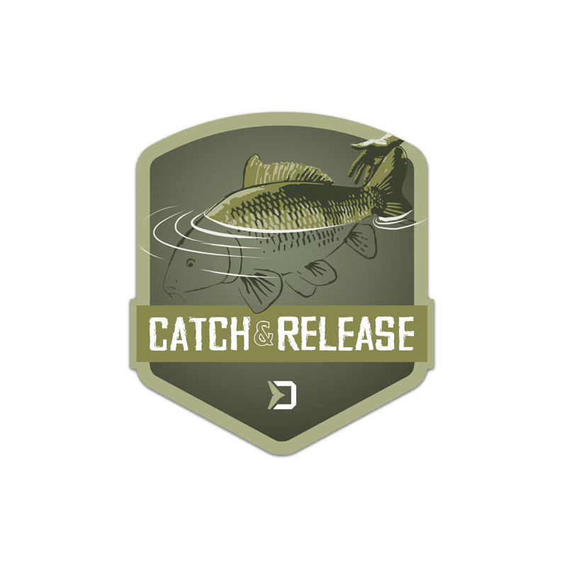 Fishing sticker Delphin Catch and Release
