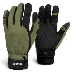 Neoprene fishing gloves Delphin RWR Free - XL