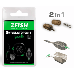 ZFish Connector 2in1 Wirbel-Verschluss 10Stk