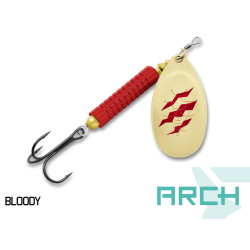Błystka obrotówka Delphin Arch UV size 3 - 10g - Bloody