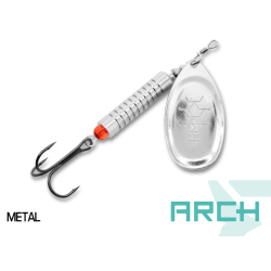 Błystka obrotówka Delphin Arch UV size 3 - 10g - Metal