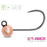 Wolfram Jig Head Delphin T-Area BL Copper 5pcs - 2.2g - size 4
