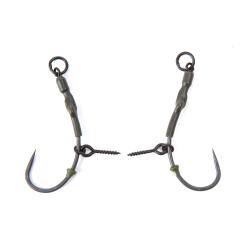 Przypon karpiowy Undercarp Ronnie Rig Bezzadziorowy 6