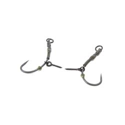 Przypon karpiowy Undercarp Ronnie Rig Bezzadziorowy 4