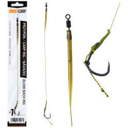 Karpfenrig Undercarp Blow Back Rig Hakenlos 2