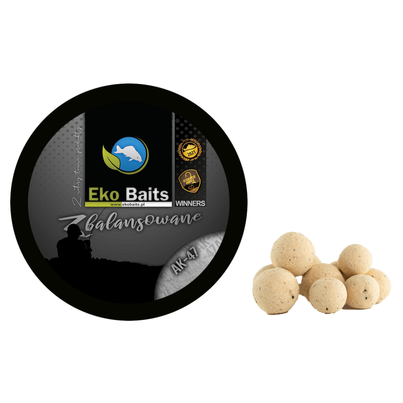 Ausbalancierte Kugeln Eko Baits Wafters 15/20mm - AK-47 / Ananas-Mais