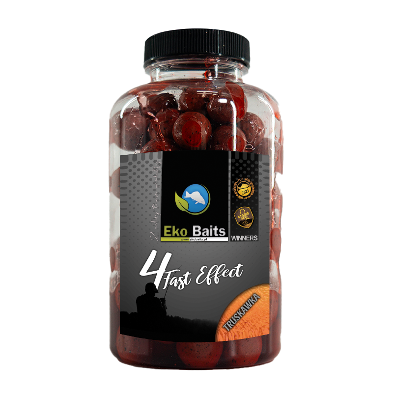 Hakenköder in Lake Eko Baits Mix 15/20mm - Erdbeere