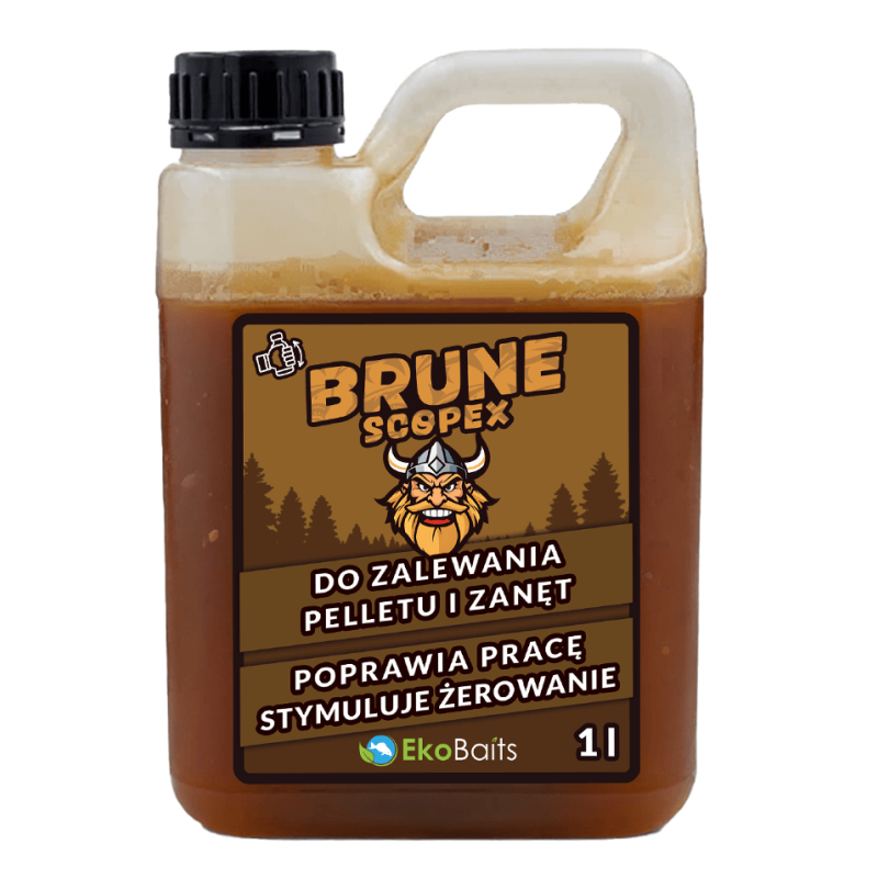 Eko Baits Booster Method Feeder 1000ml - Brune (Scopex)