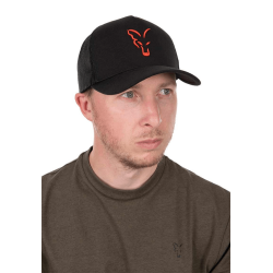 Czapka z daszkiem Fox Collection Trucker Cap - Black / Orange