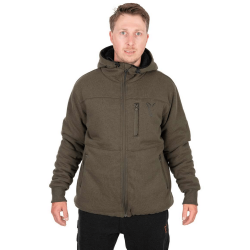 Kurtka ocieplana Fox Collection Sherpa Jacket Green / Black - XXL