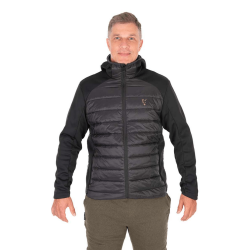 Kurtka termiczna Fox Collection Hybrid Jacket Black / Orange - M