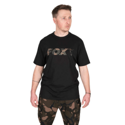 Koszulka FOX T-Shirt Logo Black / Camo - XXL