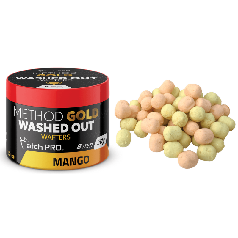 Dumbells MatchPro Gold Wafters Washed Out 8mm - Mango