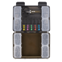 Pudełko organizer z narzędziami Korum Slim Box loaded