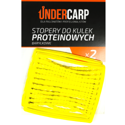 Stopery do kulek Undercarp baryłkowe - Żółte