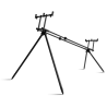 copy of Stojak na 3 wędki Rodpod Delphin RPX-4 Blackway