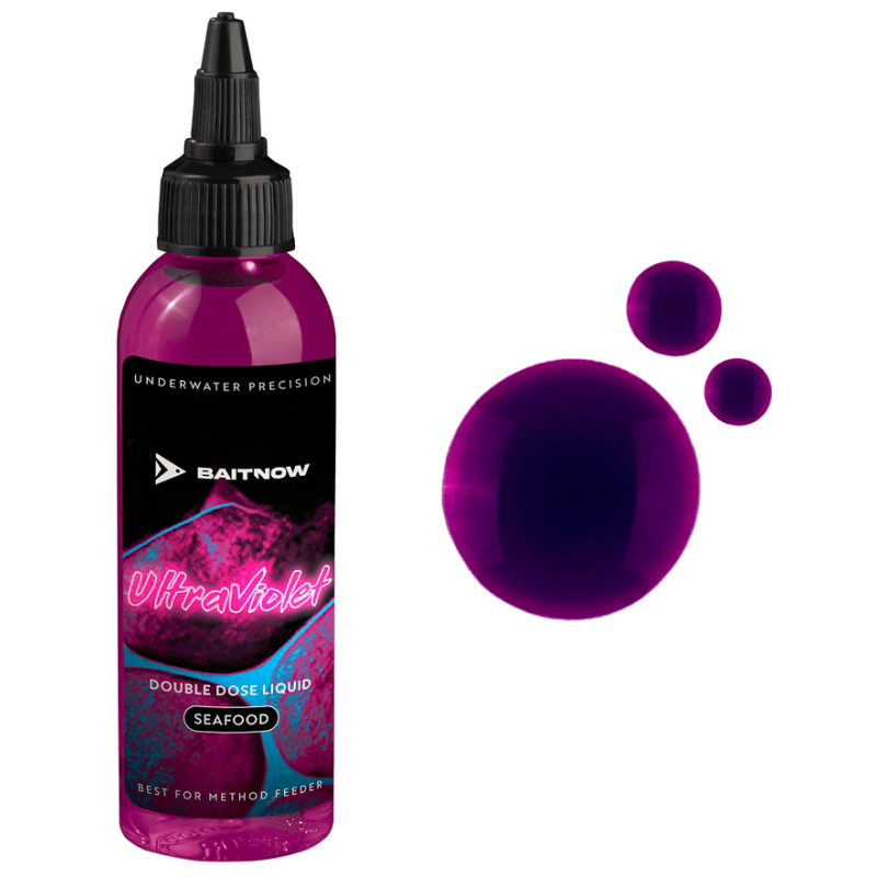 Dip BaitNow Liquid MF Double Dose 100ml - Ultra Violet / Owoce Morza