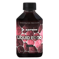 Zalewa BaitNow MF Liquid Food 250ml - Worm / Białe Robaki
