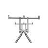 STOJAK Rodpod Delphin RPX 4 Silver