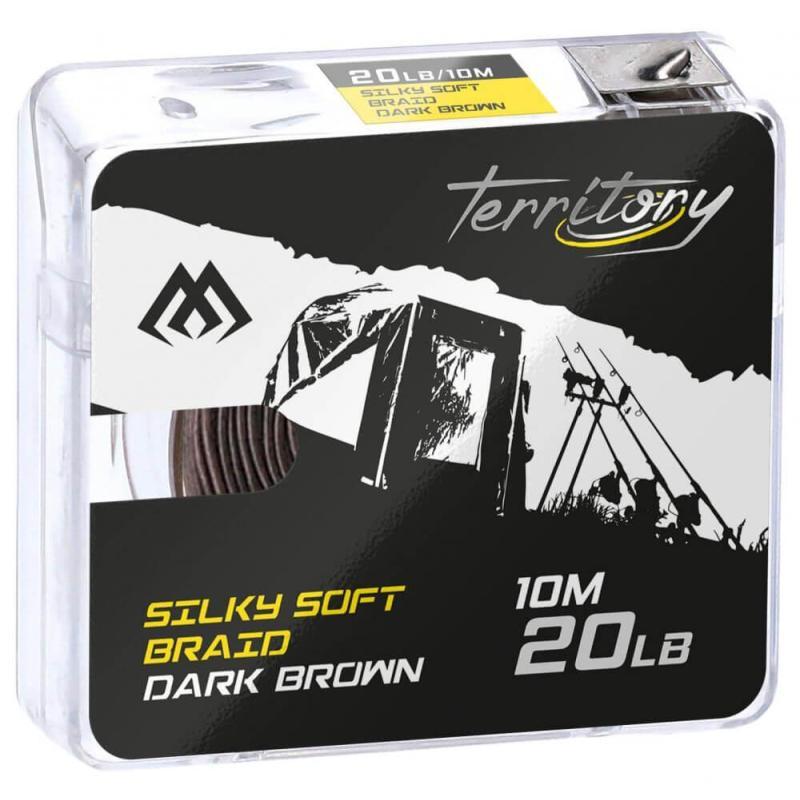 MIKADO Plecionka Silky Sift Braid 20lbs 10m Dark Brown
