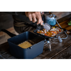 PATELNIA Z PRZYKRYWKĄ Frying Pan with Removable Handle  NGT