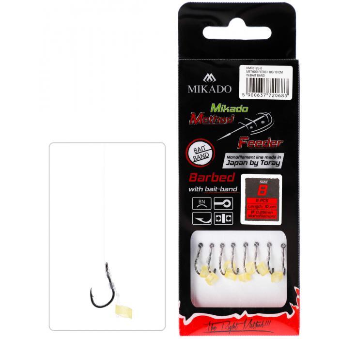 Mikado Method Rig Line 10cm with Rubber Band 4