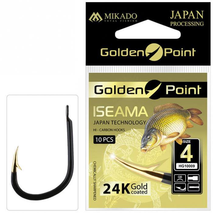 Haczyki Feeder Mikado z Łopatką Golden Point Iseama Nr 8