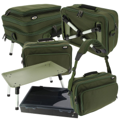 TORBA ZE STOLIKIEM Two Tier Anglers Box Case System 612
